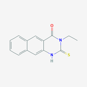 3-ethyl-2-sulfanyl-3H,4H-benzo[g]quinazolin-4-one