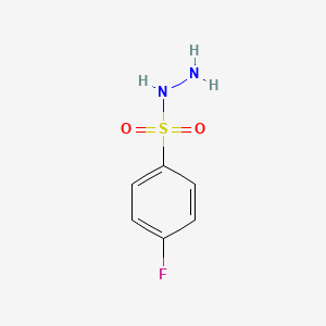 molecular formula C6H7FN2O2S B2801233 4-氟苯磺酰肼 CAS No. 2266-41-3