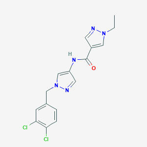 N-[1-(3,4-dichlorobenzyl)-1H-pyrazol-4-yl]-1-ethyl-1H-pyrazole-4-carboxamide