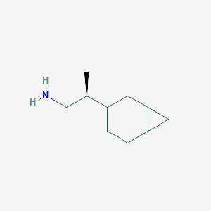(2S)-2-(3-Bicyclo[4.1.0]heptanyl)propan-1-amine