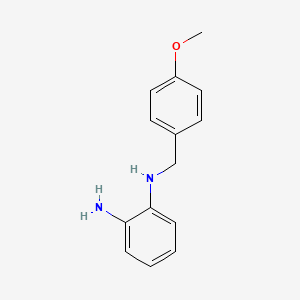 molecular formula C14H16N2O B2801289 (2-Aminophenyl)(4-methoxybenzyl)amine CAS No. 5729-16-8