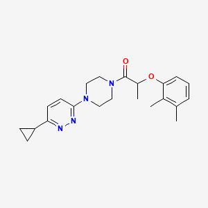 1-[4-(6-Cyclopropylpyridazin-3-yl)piperazin-1-yl]-2-(2,3-dimethylphenoxy)propan-1-one