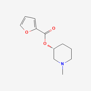 molecular formula C11H15NO3 B2801316 [(3R)-1-methylpiperidin-3-yl] furan-2-carboxylate CAS No. 2155840-31-4