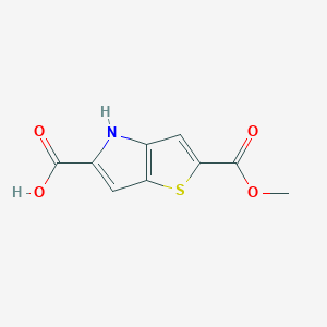2-(Methoxycarbonyl)-4H-thieno[3,2-b]pyrrole-5-carboxylic acid