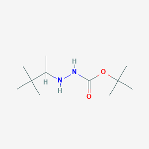 Hydrazinecarboxylic acid, 2-(1,2,2-trimethylpropyl)-, 1,1-dimethylethyl ester
