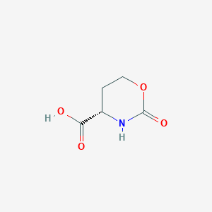 molecular formula C5H7NO4 B2801394 (S)-2-oxo-1,3-oxazinane-4-carboxylic acid CAS No. 1009120-00-6