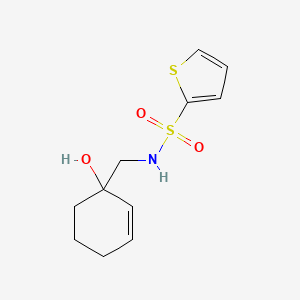 N-[(1-hydroxycyclohex-2-en-1-yl)methyl]thiophene-2-sulfonamide