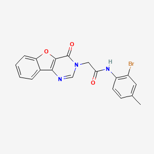 molecular formula C19H14BrN3O3 B2801406 3-methyl-N-[4-(tetrazolo[1,5-a]quinoxalin-4-ylthio)phenyl]benzamide CAS No. 1001966-40-0
