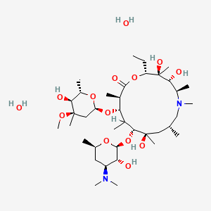 molecular formula C38H76N2O14 B2801444 Azithromycin hydrate CAS No. 117772-70-0; 83905-01-5