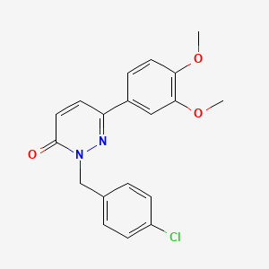 2-(4-chlorobenzyl)-6-(3,4-dimethoxyphenyl)pyridazin-3(2H)-one