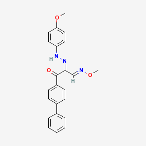 3-[1,1'-biphenyl]-4-yl-2-[2-(4-methoxyphenyl)hydrazono]-3-oxopropanal O-methyloxime