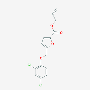 molecular formula C15H12Cl2O4 B280148 Allyl 5-[(2,4-dichlorophenoxy)methyl]-2-furoate 
