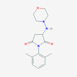 1-(2,6-Dimethylphenyl)-3-(morpholin-4-ylamino)pyrrolidine-2,5-dione