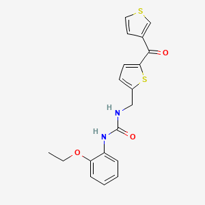 1-(2-Ethoxyphenyl)-3-((5-(thiophene-3-carbonyl)thiophen-2-yl)methyl)urea