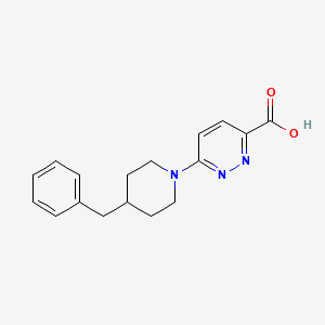 6-(4-Benzylpiperidin-1-yl)pyridazine-3-carboxylic acid