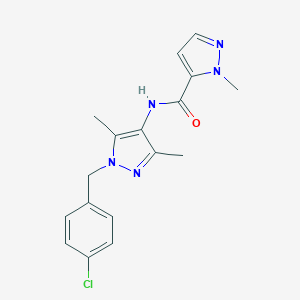 N-[1-(4-chlorobenzyl)-3,5-dimethyl-1H-pyrazol-4-yl]-1-methyl-1H-pyrazole-5-carboxamide