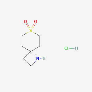 7-Thia-1-azaspiro[3.5]nonane 7,7-dioxide hydrochloride