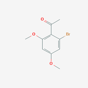 molecular formula C10H11BrO3 B2801590 1-(2-Bromo-4,6-dimethoxyphenyl)ethan-1-one CAS No. 861086-27-3