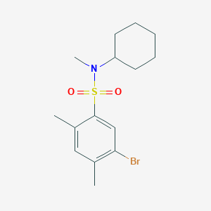 [(5-Bromo-2,4-dimethylphenyl)sulfonyl]cyclohexylmethylamine