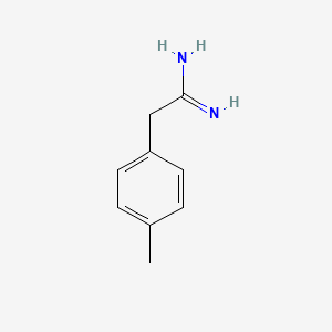 molecular formula C9H12N2 B2801599 2-(4-甲基苯基)乙烯基胺 CAS No. 6488-02-4