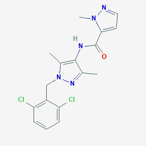 N-[1-(2,6-dichlorobenzyl)-3,5-dimethyl-1H-pyrazol-4-yl]-1-methyl-1H-pyrazole-5-carboxamide