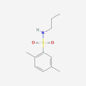 molecular formula C11H17NO2S B2801625 2,5-dimethyl-N-propylbenzene-1-sulfonamide CAS No. 257953-10-9