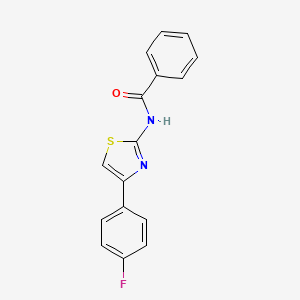 N-[4-(4-fluorophenyl)-1,3-thiazol-2-yl]benzamide