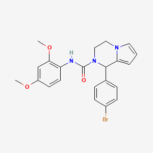 1-(4-bromophenyl)-N-(2,4-dimethoxyphenyl)-3,4-dihydropyrrolo[1,2-a]pyrazine-2(1H)-carboxamide