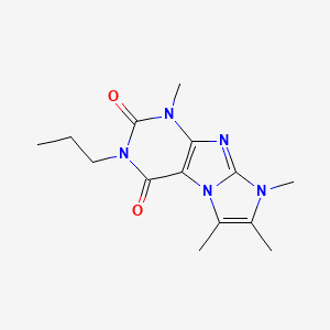 4,6,7,8-Tetramethyl-2-propylpurino[7,8-a]imidazole-1,3-dione