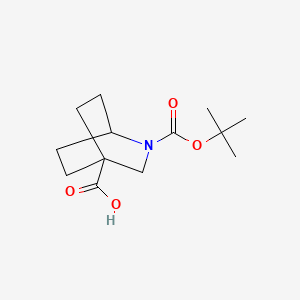 2-[(Tert-butoxy)carbonyl]-2-azabicyclo[2.2.2]octane-4-carboxylic acid