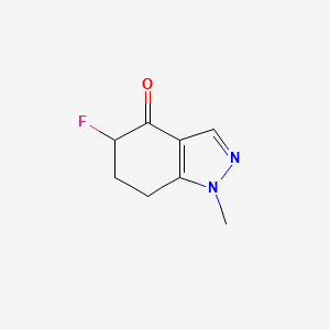 5-fluoro-1-methyl-4,5,6,7-tetrahydro-1H-indazol-4-one