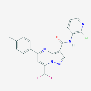 N-(2-chloropyridin-3-yl)-7-(difluoromethyl)-5-(4-methylphenyl)pyrazolo[1,5-a]pyrimidine-3-carboxamide
