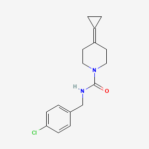 N-(4-chlorobenzyl)-4-cyclopropylidenepiperidine-1-carboxamide