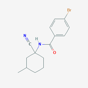 4-Bromo-N-(1-cyano-3-methylcyclohexyl)benzamide