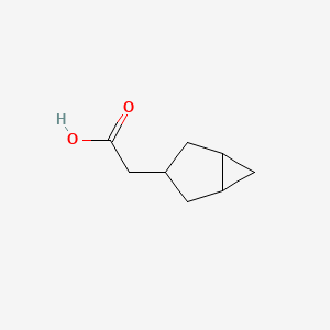 molecular formula C8H12O2 B2801741 2-(3-Bicyclo[3.1.0]hexanyl)acetic acid CAS No. 1780872-44-7