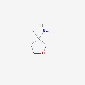 molecular formula C6H13NO B2801797 N,3-二甲氧杂环氧戊-3-胺 CAS No. 1506655-93-1