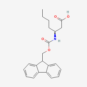 (S)-3-(9H-Fluoren-9-ylmethoxycarbonylamino)-heptanoic acid