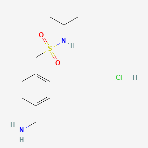 1-[4-(aminomethyl)phenyl]-N-isopropylmethanesulfonamide hydrochloride
