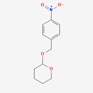 molecular formula C12H15NO4 B2801884 2-((4-硝基苄氧)四氢-2H-吡喃 CAS No. 18483-99-3