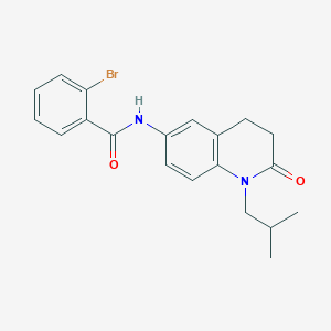 2-bromo-N-(1-isobutyl-2-oxo-1,2,3,4-tetrahydroquinolin-6-yl)benzamide