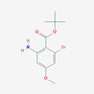 Tert-butyl 2-amino-6-bromo-4-methoxybenzoate