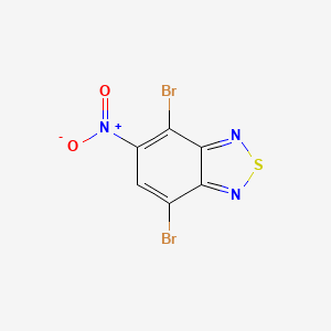 molecular formula C6HBr2N3O2S B2801919 4,7-Dibromo-5-nitro-2,1,3-benzothiadiazole CAS No. 2274-65-9