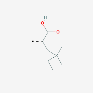 molecular formula C10H18O2 B2801922 (2S)-2-(2,2,3,3-Tetramethylcyclopropyl)propanoic acid CAS No. 2248209-97-2