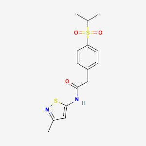 2-(4-(isopropylsulfonyl)phenyl)-N-(3-methylisothiazol-5-yl)acetamide