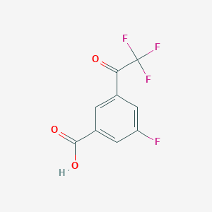 3-Fluoro-5-(trifluoroacetyl)benzoic acid