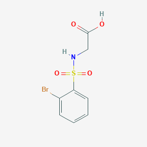 2-(2-Bromobenzenesulfonamido)acetic acid