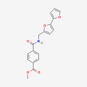 Methyl 4-(([2,2'-bifuran]-5-ylmethyl)carbamoyl)benzoate