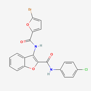 3-(5-bromofuran-2-carboxamido)-N-(4-chlorophenyl)benzofuran-2-carboxamide