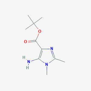 Tert-butyl 5-amino-1,2-dimethylimidazole-4-carboxylate