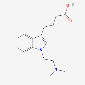 molecular formula C16H22N2O2 B2802035 4-{1-[2-(dimethylamino)ethyl]-1H-indol-3-yl}butanoic acid CAS No. 1094645-43-8